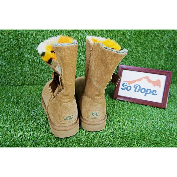 UGG Bailey Buckle Cali Collage Boots - Chestnut Olive - Women's Size 7 - Picture 6 of 6